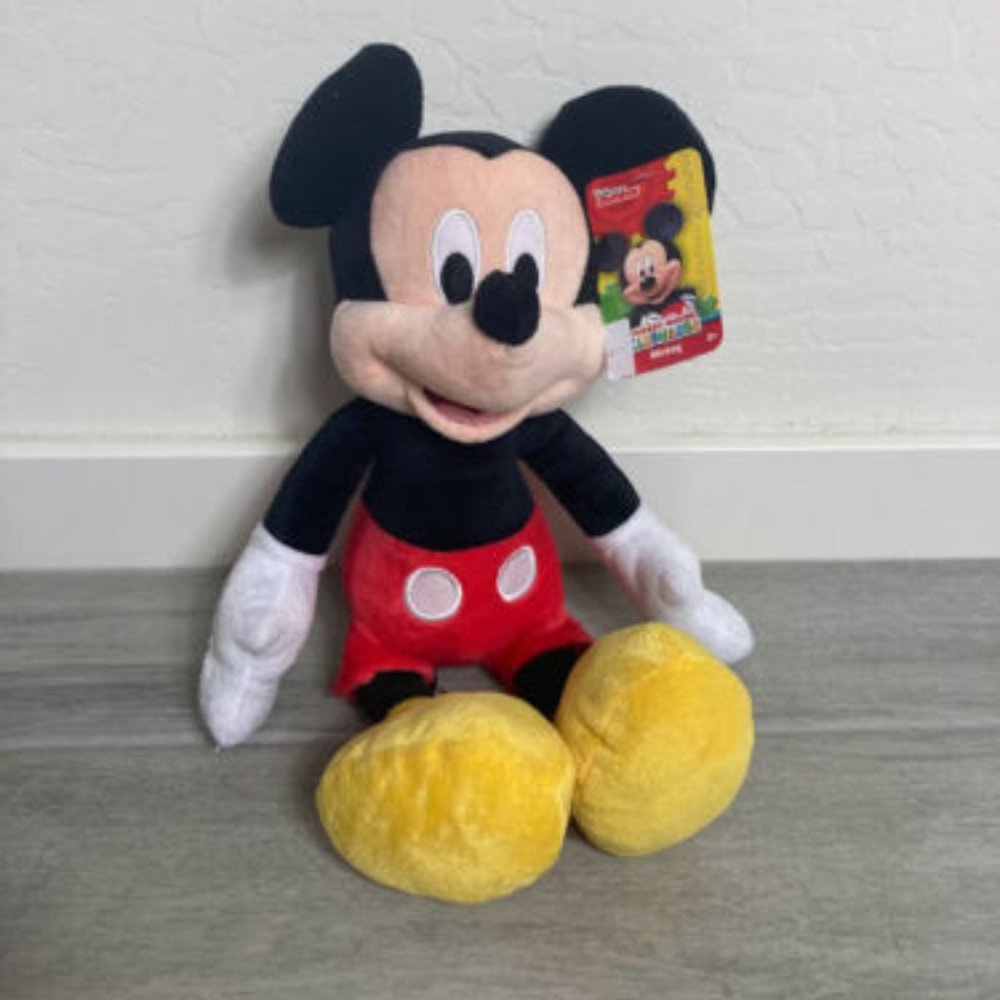 Disney Junior MICKEY MOUSE Clubhouse Mickey 13" Plush Just Play 2019 NWT